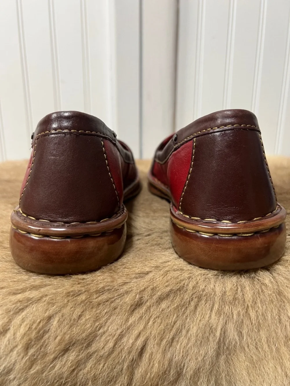 Born Leather Buckle Loafers Shoes 11